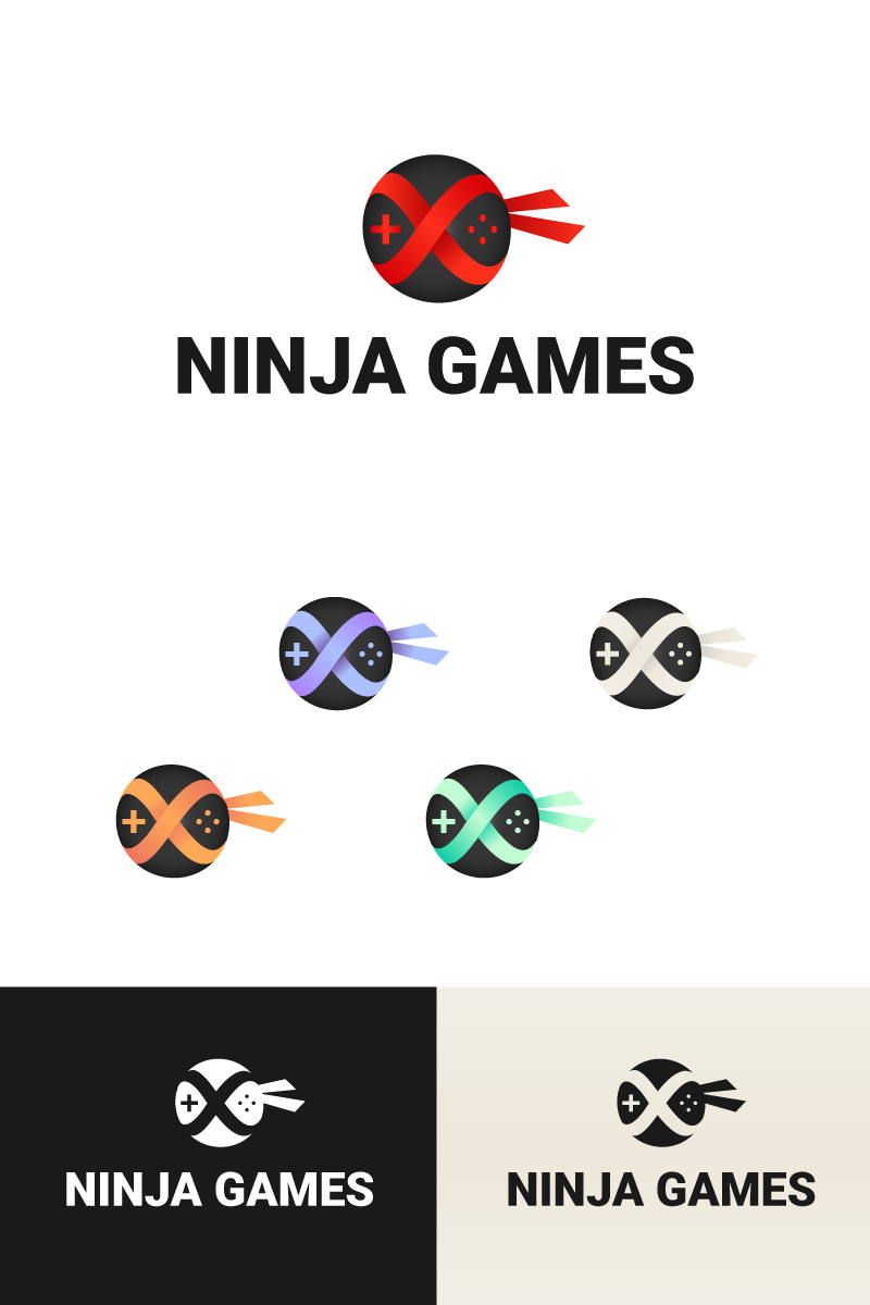 Ninja Games Logo Template