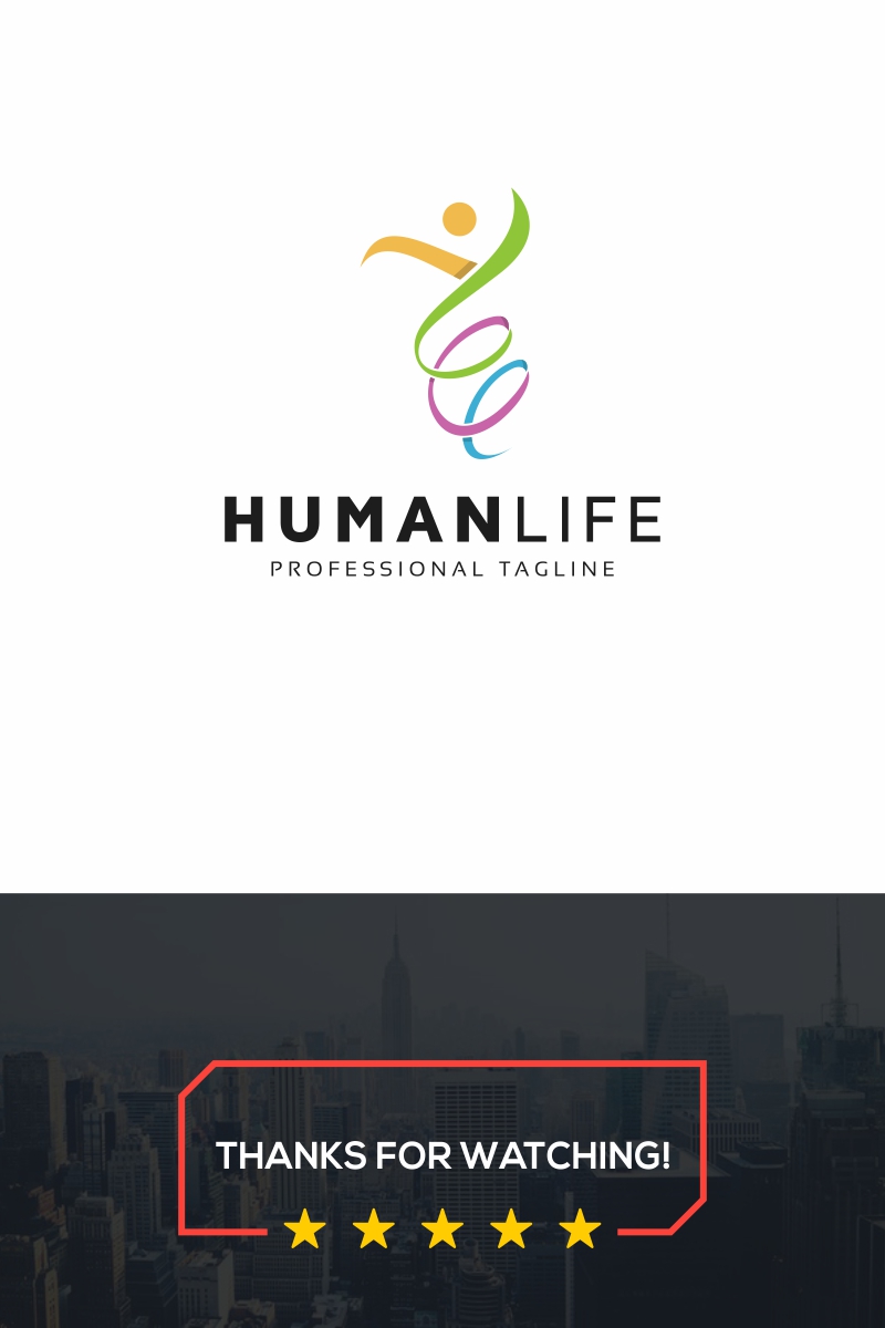 Human Life Logo Template