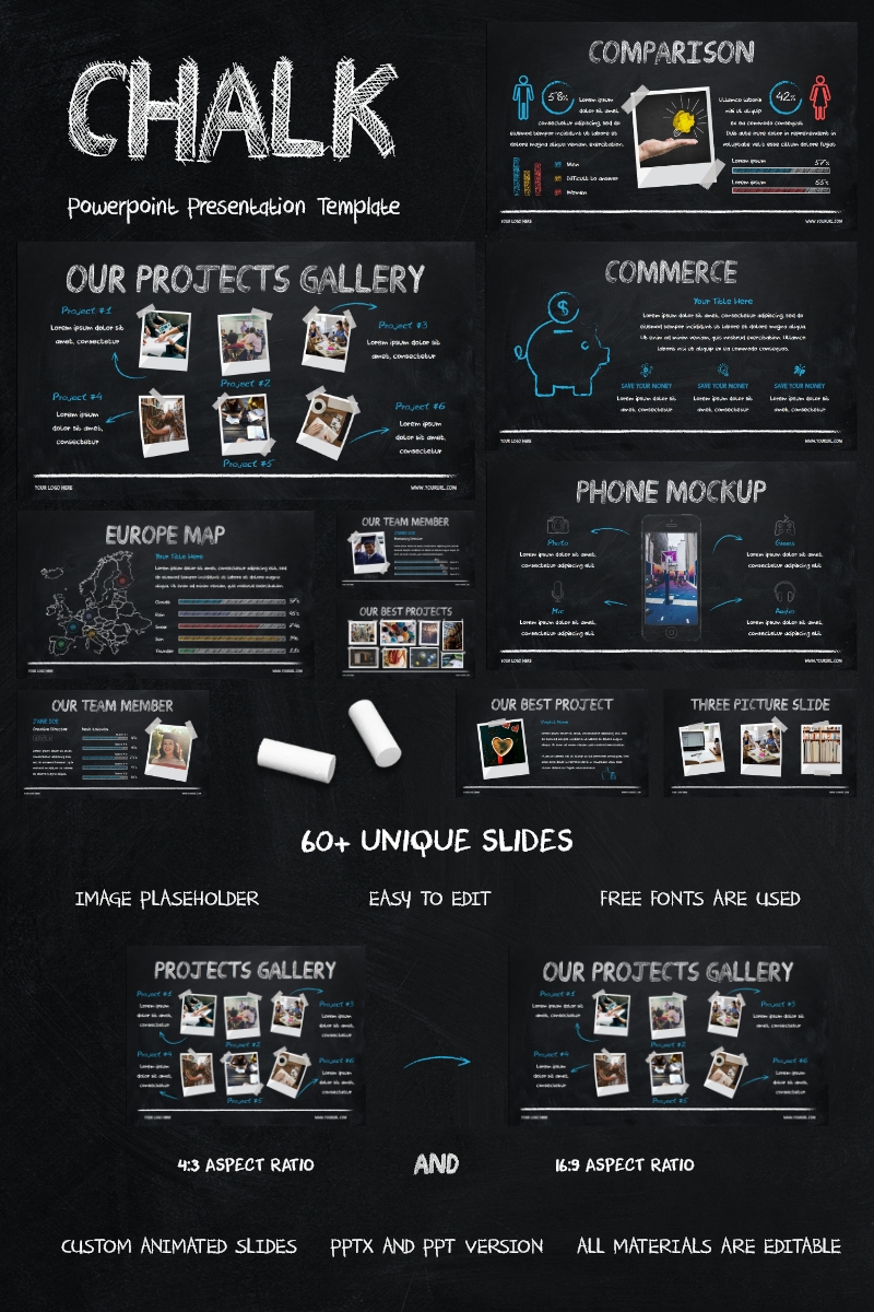 Chalk PowerPoint template