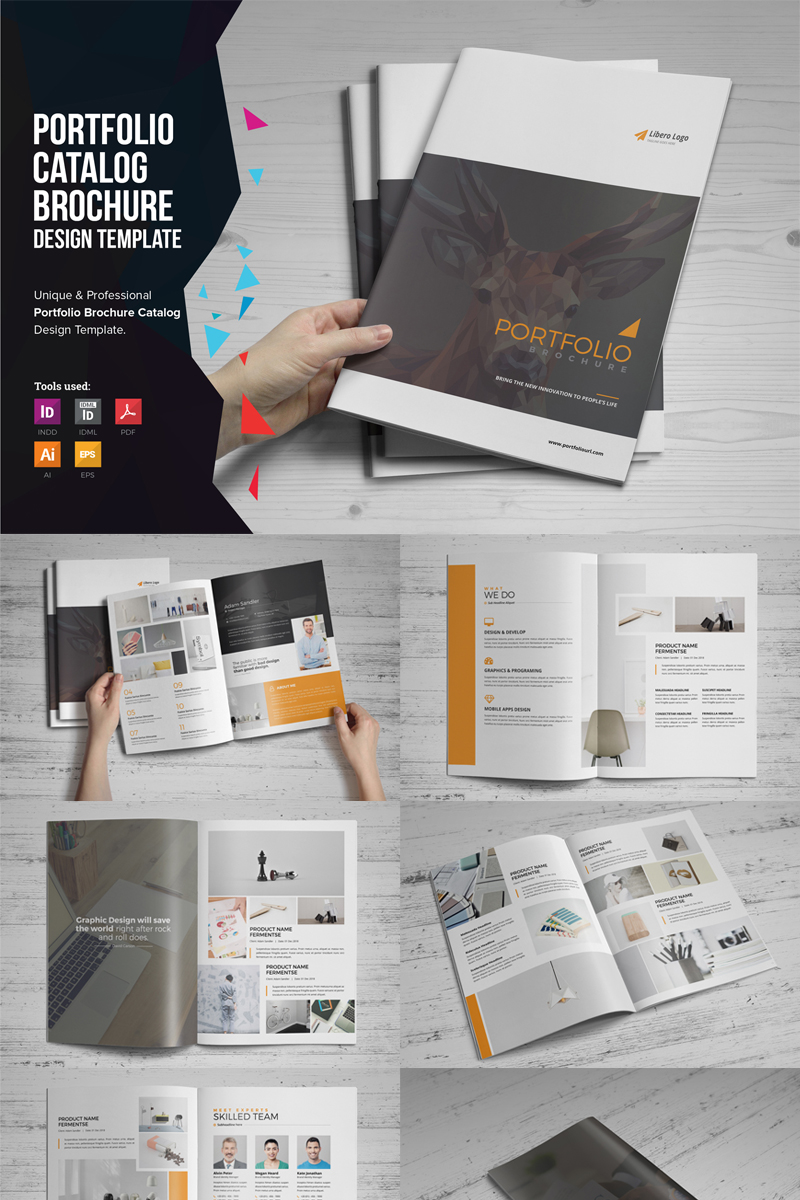 Tangle - Portfolio Brochure Design - Corporate Identity Template