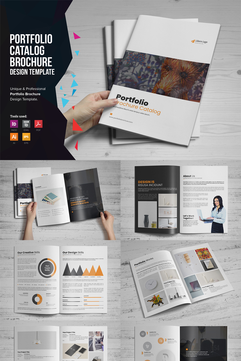 Karlos - Portfolio Brochure Design - Corporate Identity Template