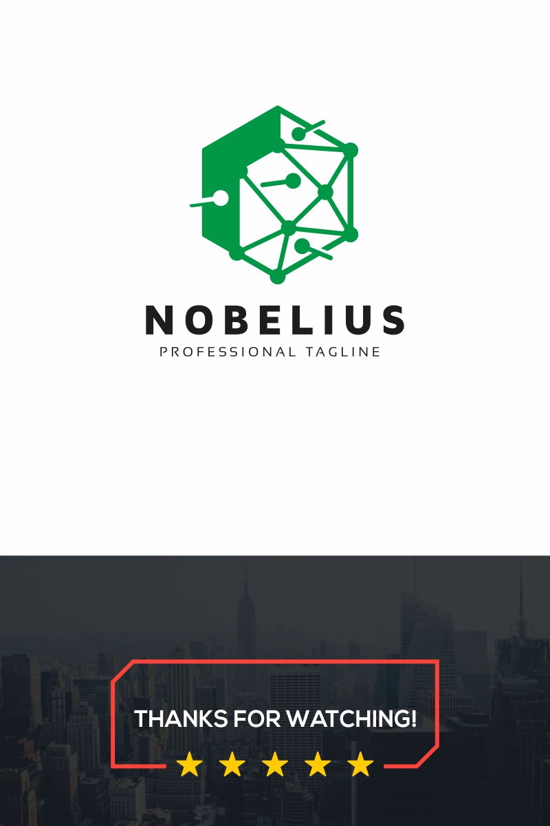 Nobelius - Hexagon Tech Logo Template