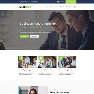 Consult Finance PSD Templates 86178