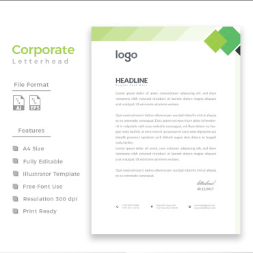 Clean Professional Corporate Identity 86197