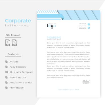 Clean Professional Corporate Identity 86200