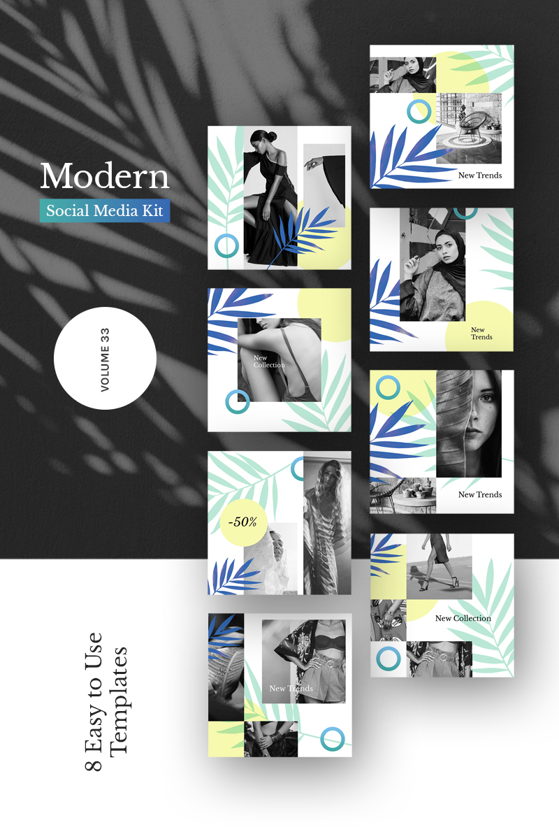 Modern Kit (Vol. 33) Social Media Template