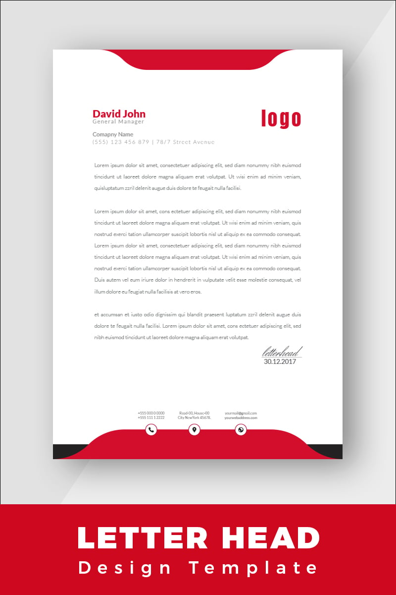 Design Pro Red - Corporate Identity Template