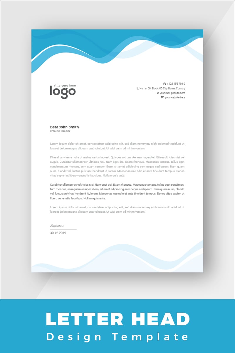 Creative Letterhead - Corporate Identity Template