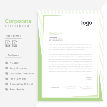 Graphics Template Corporate Identity 86270