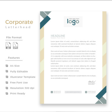 Graphics Template Corporate Identity 86274