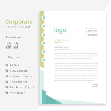 Graphics Template Corporate Identity 86275