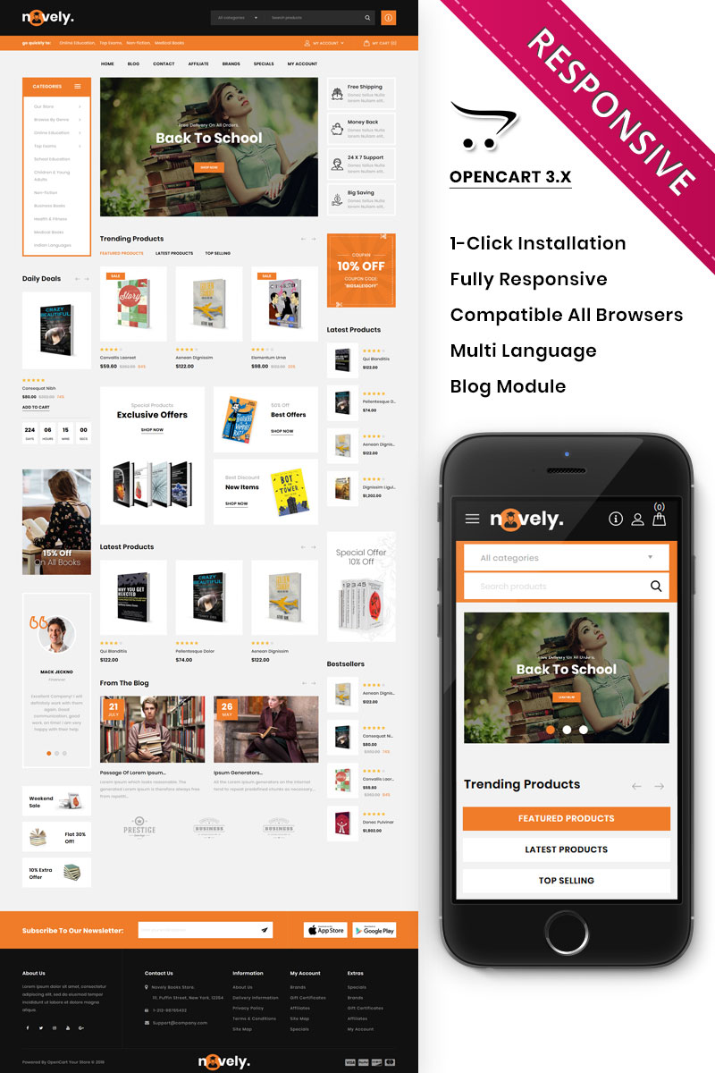 Novely: The Ultimate Opencart Theme for Your Online Bookstore