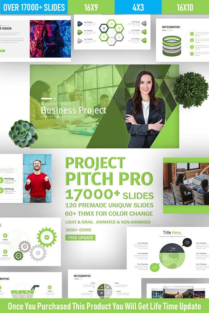 [PPTX] Project Pitch Pro Multi-Purpose PowerPoint template