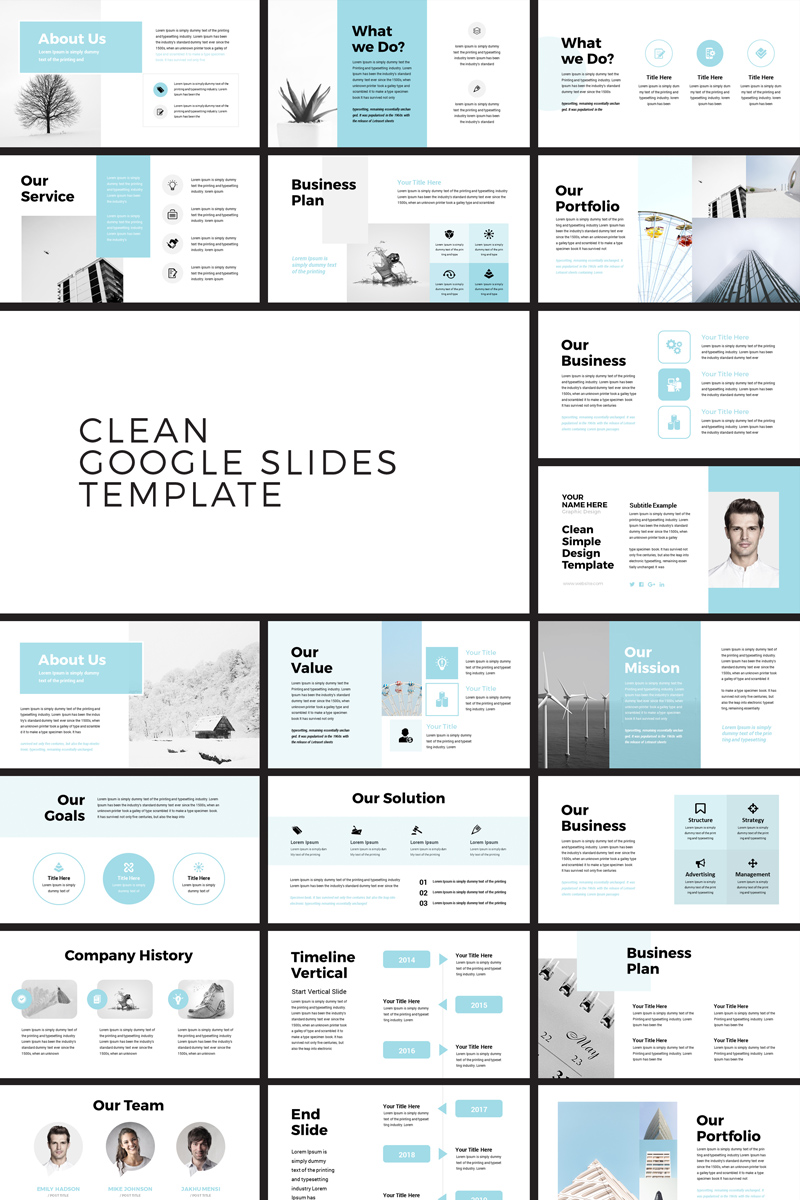 Pehela - Clean Minimal Business Google Slides