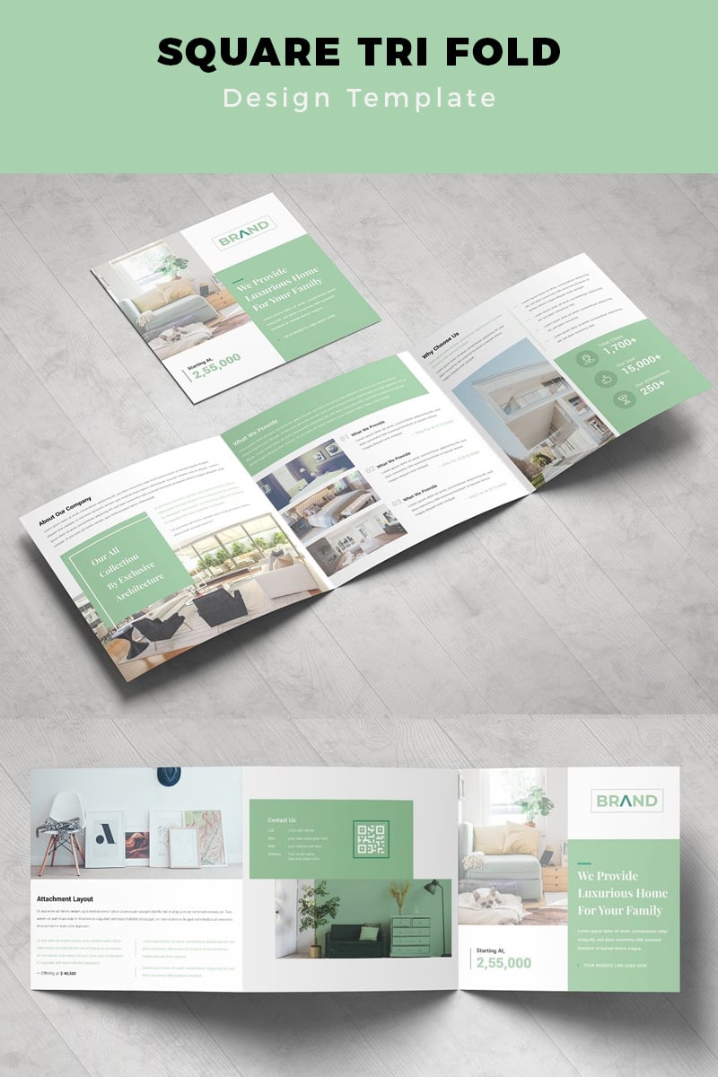 Buckland Real Estate Square Trifold Brochure 