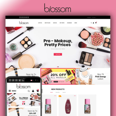 Bootstraps Cosmetics OpenCart Templates 86585