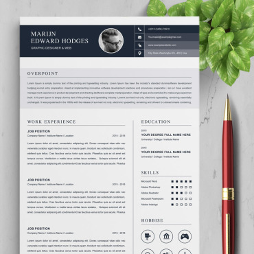 Page A4 Resume Templates 86609