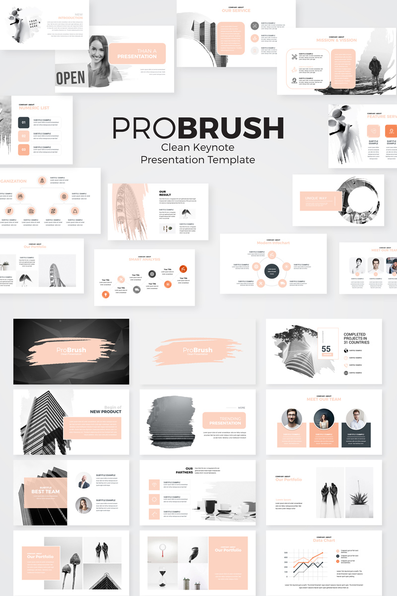 ProBrush - Modern - Keynote template