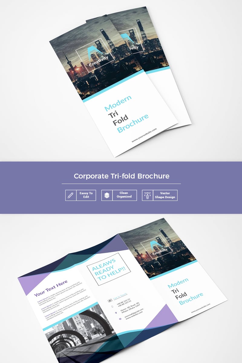 Beipa Unique Trifold Brochure - Corporate Identity Template