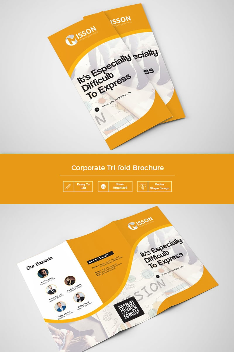 Lembis Trifold Brochure - Corporate Identity Template