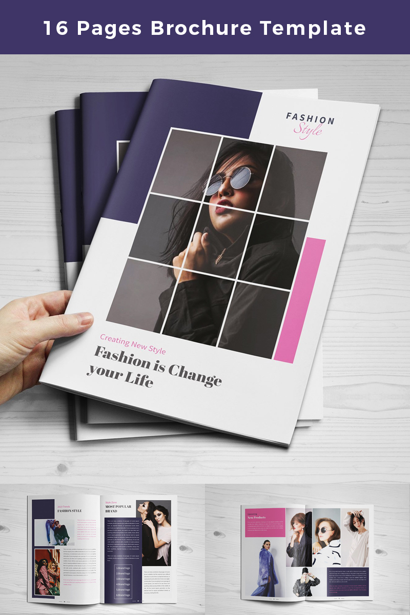 Modern Fashion  16 Page Brochure Design Template
