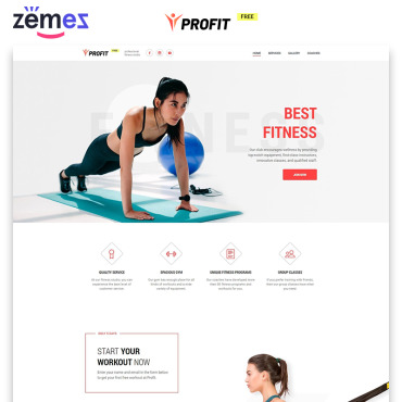 Strong Force Landing Page Templates 86749
