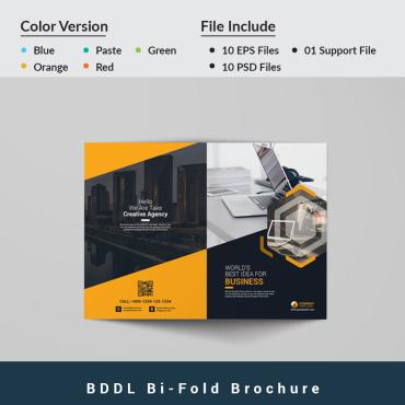 Agency Bi-fold Corporate Identity 86773