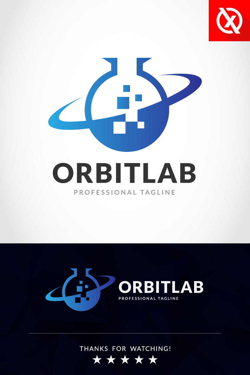 Orbital Lab Data Science Logo Design