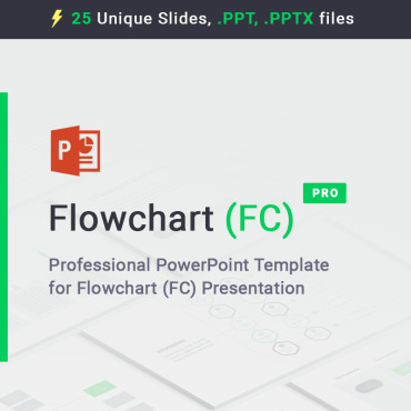 Chart Flowchart PowerPoint Templates 86823