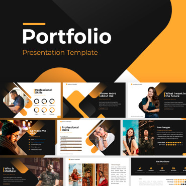 Resume Biography PowerPoint Templates 86827