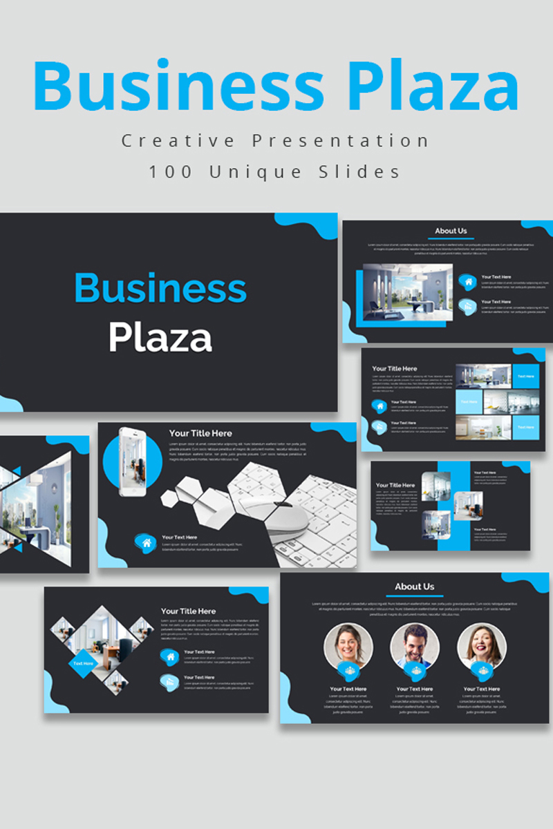 Business Plaza Google Slides