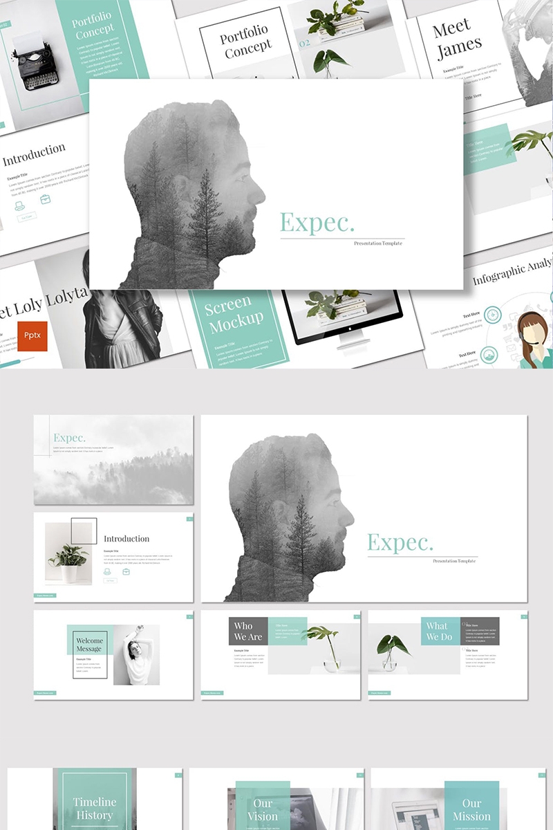 Expec PowerPoint template