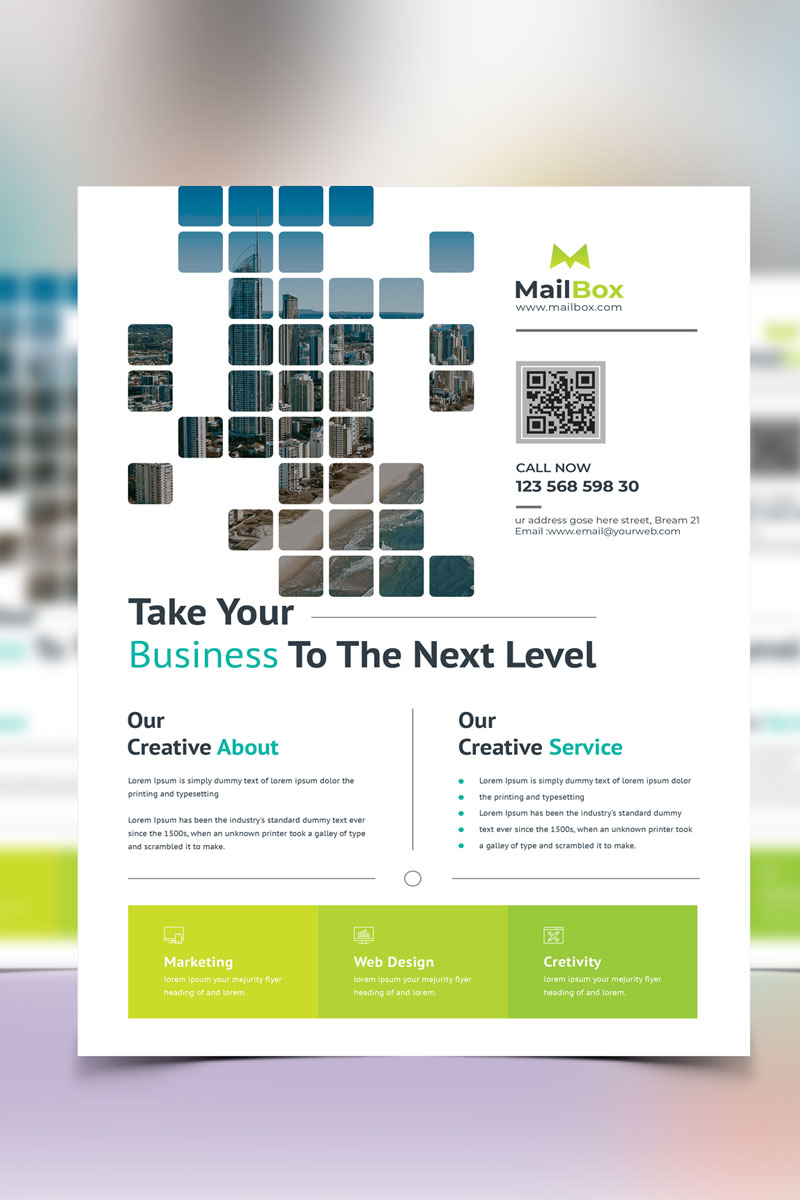 Mailbox - Business Flyer - Corporate Identity Template