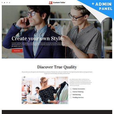 Clothing Collection Landing Page Templates 86897