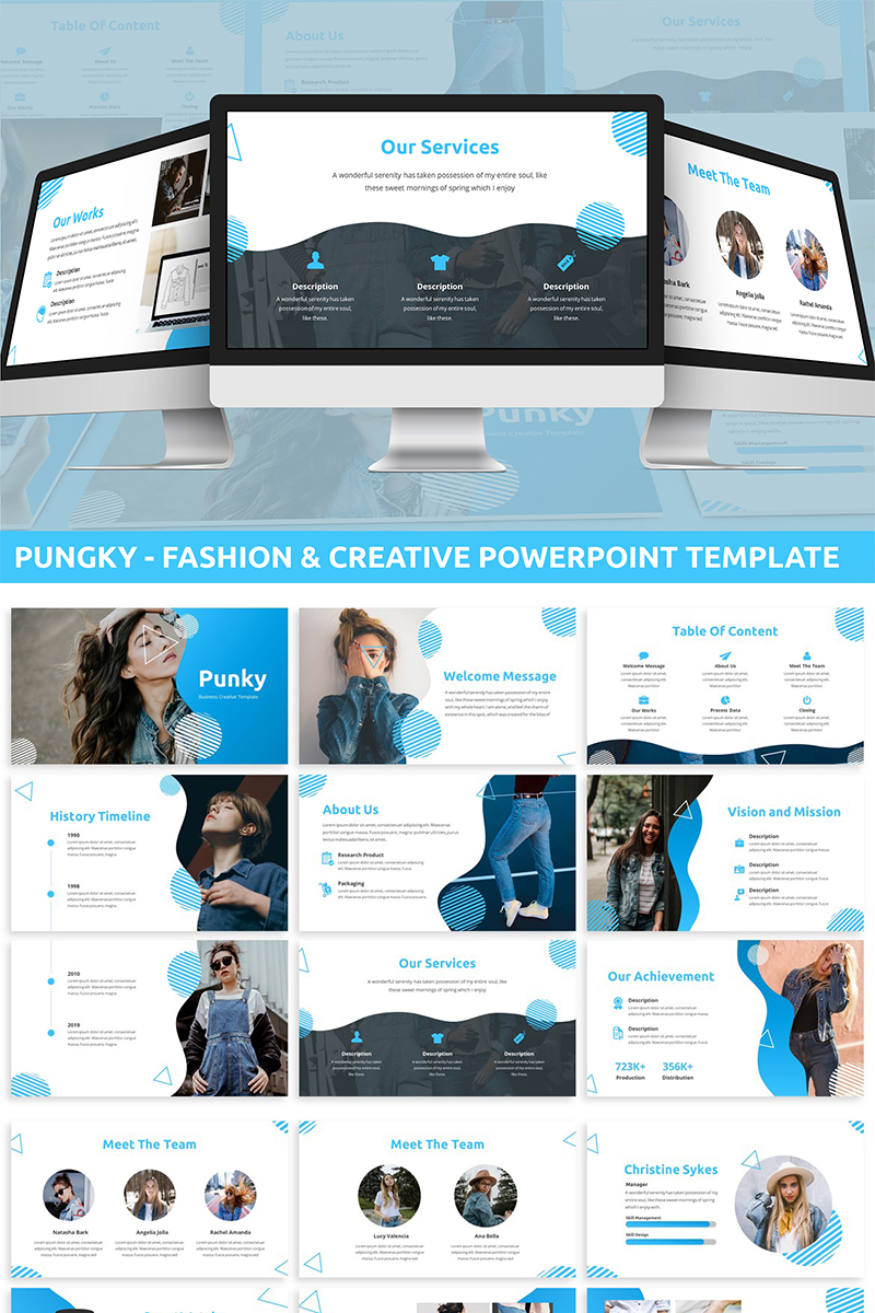 Pungky - Fashion & Creative PowerPoint template