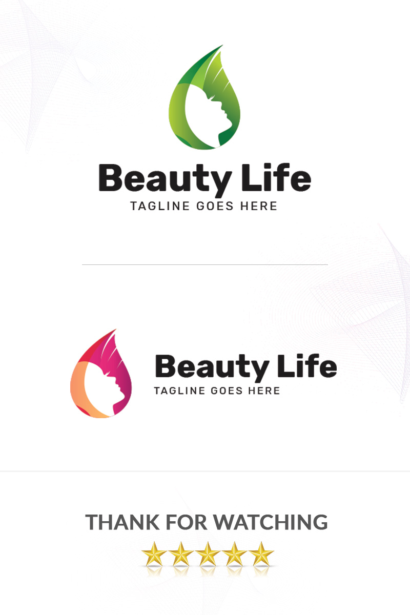 Beauty Life Logo Template