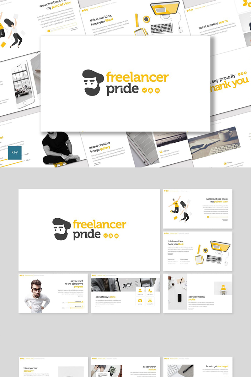 Freelancer Pride - Keynote template