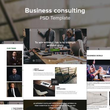 Consulting Strategy PSD Templates 86930