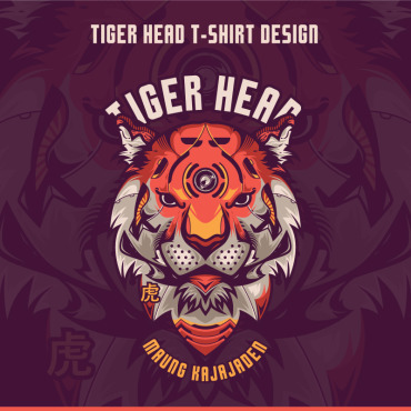 Tiger Head T-shirts 86935