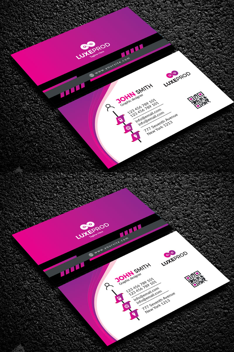 Simple Modern business cards - Corporate Identity Template