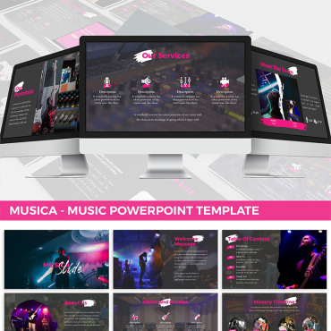 Concert Party PowerPoint Templates 87002