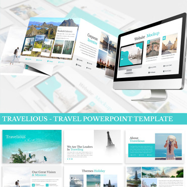 Summer Tourism PowerPoint Templates 87003