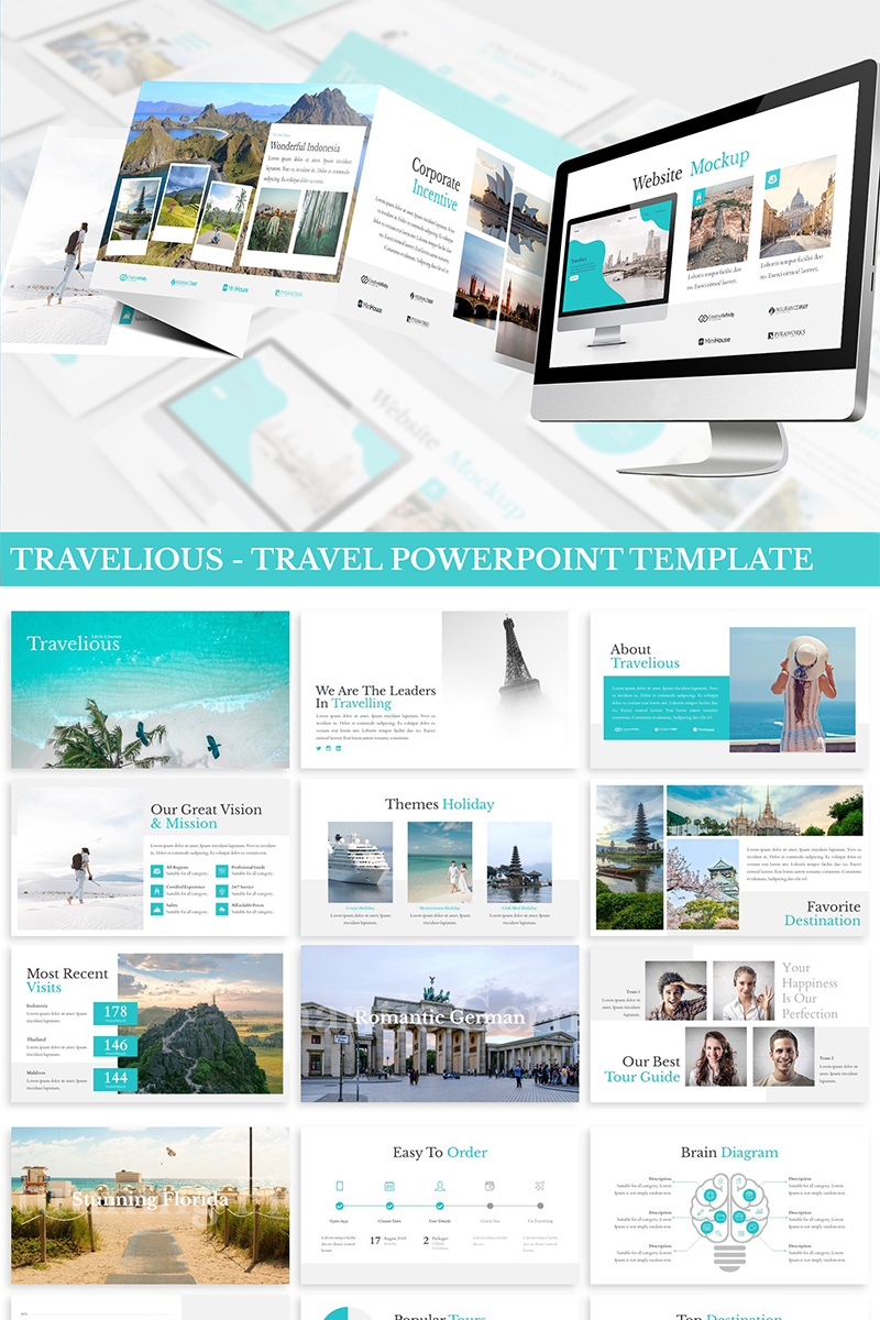 Travelious - Travel PowerPoint template