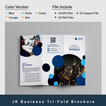 Blue Brochure Corporate Identity 87043