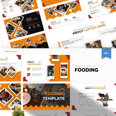 Vegetable Healthy Keynote Templates 87055