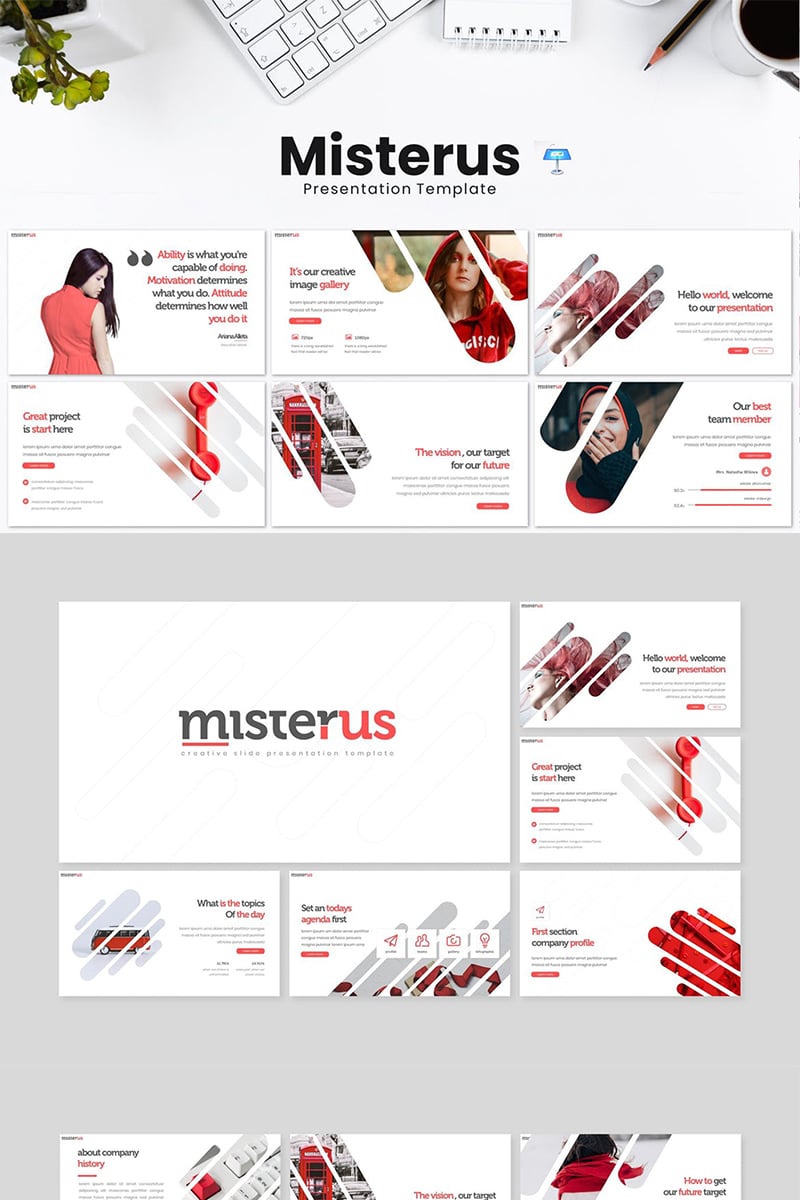 Misterus - Keynote template