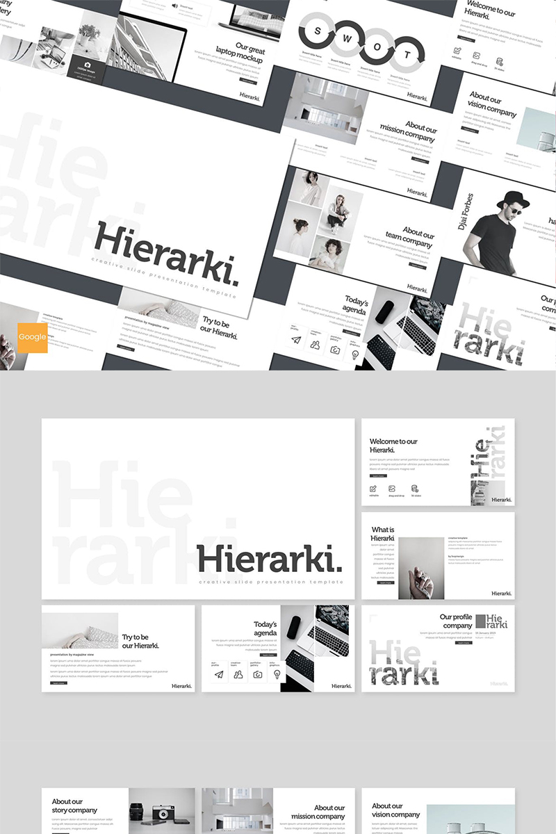 Hierarki Google Slides