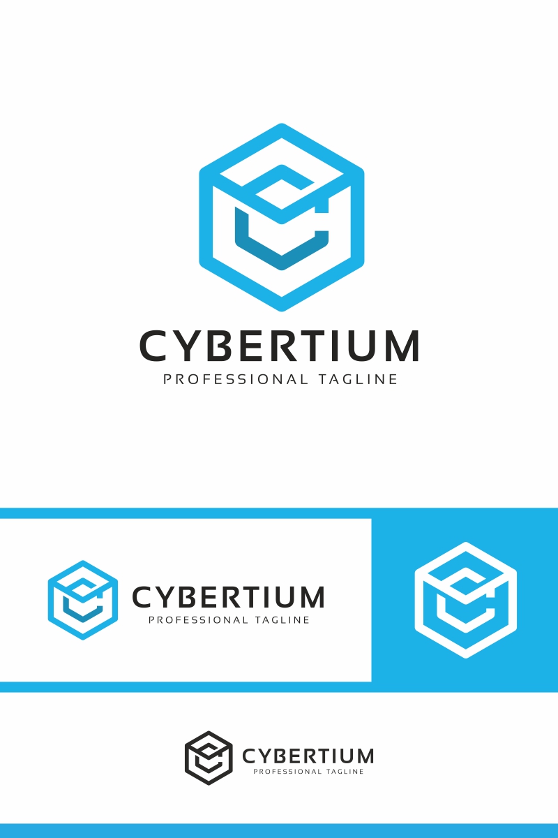 Cybertium - C Letter Logo Template