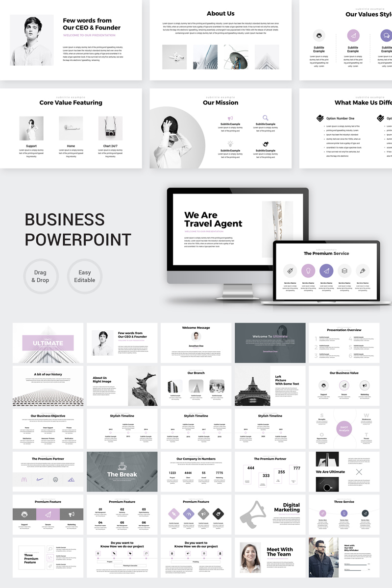 Ultimate - Marketing Plan PowerPoint template