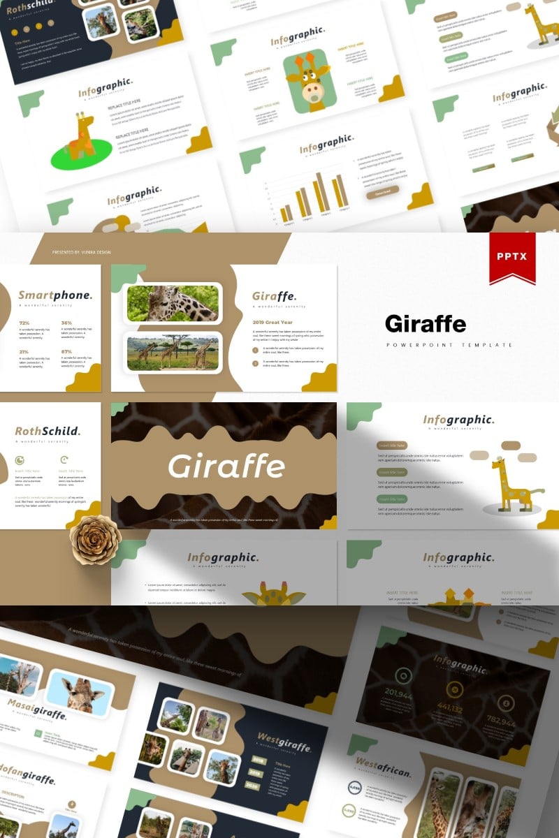 Giraffe | PowerPoint template